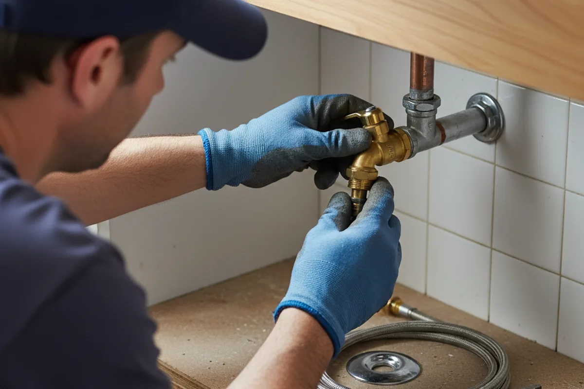 Shutoff valve and fitting work during Repiping in Bolton